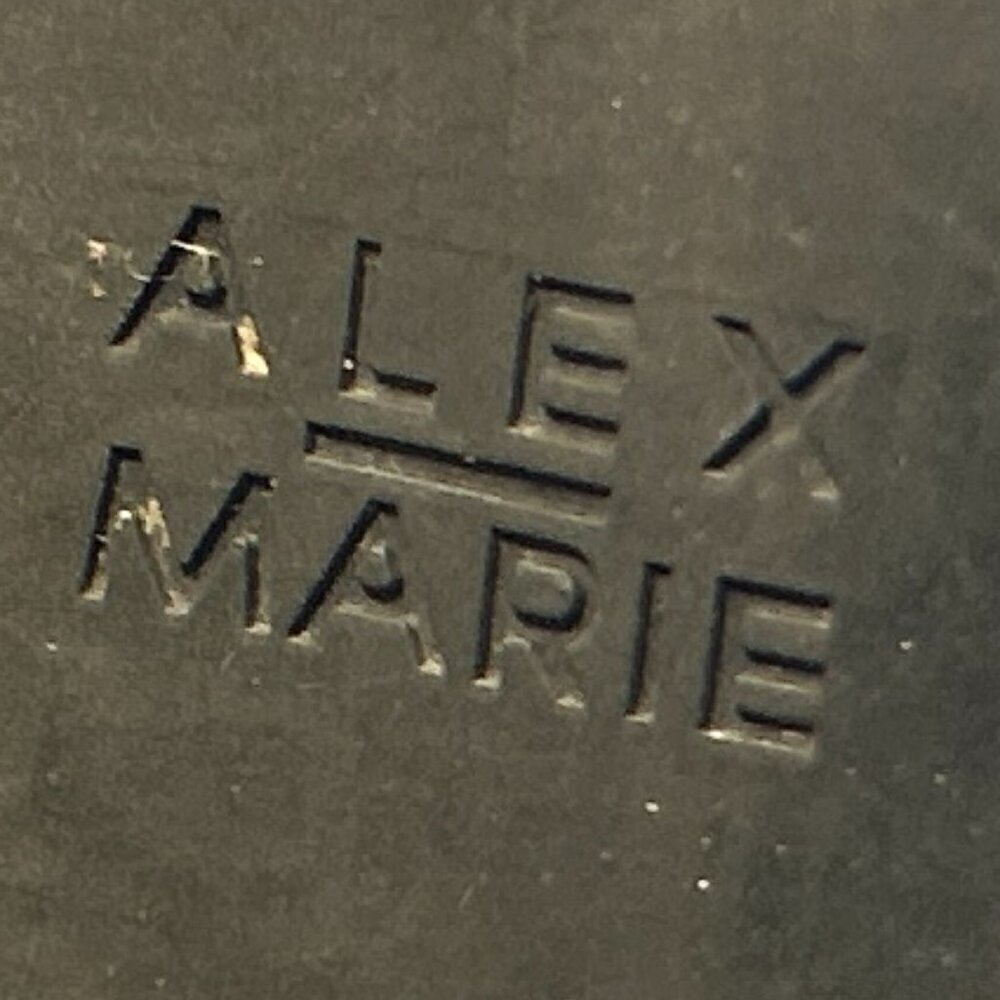 Alex Marie SZ6.5 Stassia Black Leather Riding Boot Old $ Western Moto Essential - Picture 9 of 9